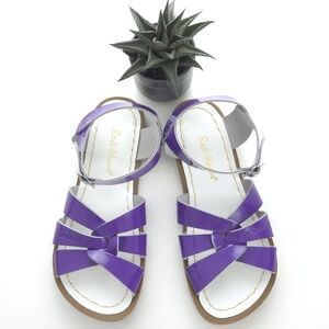 Salt Water Kids Purple Original Sandals size 2